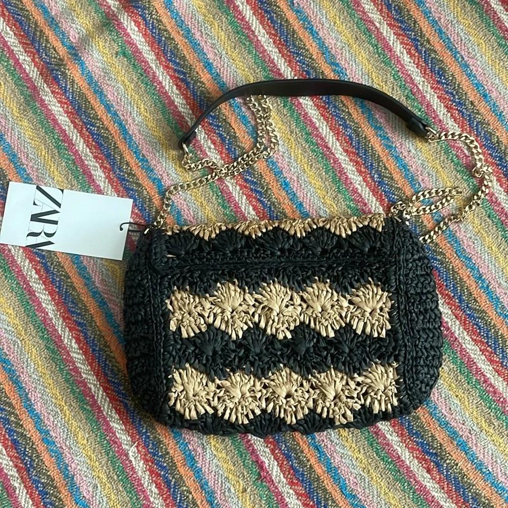 NWT Zara Bi-color Crossbody Bag - Picture 15 of 16